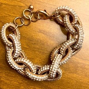 Nadri chunky link bracelet